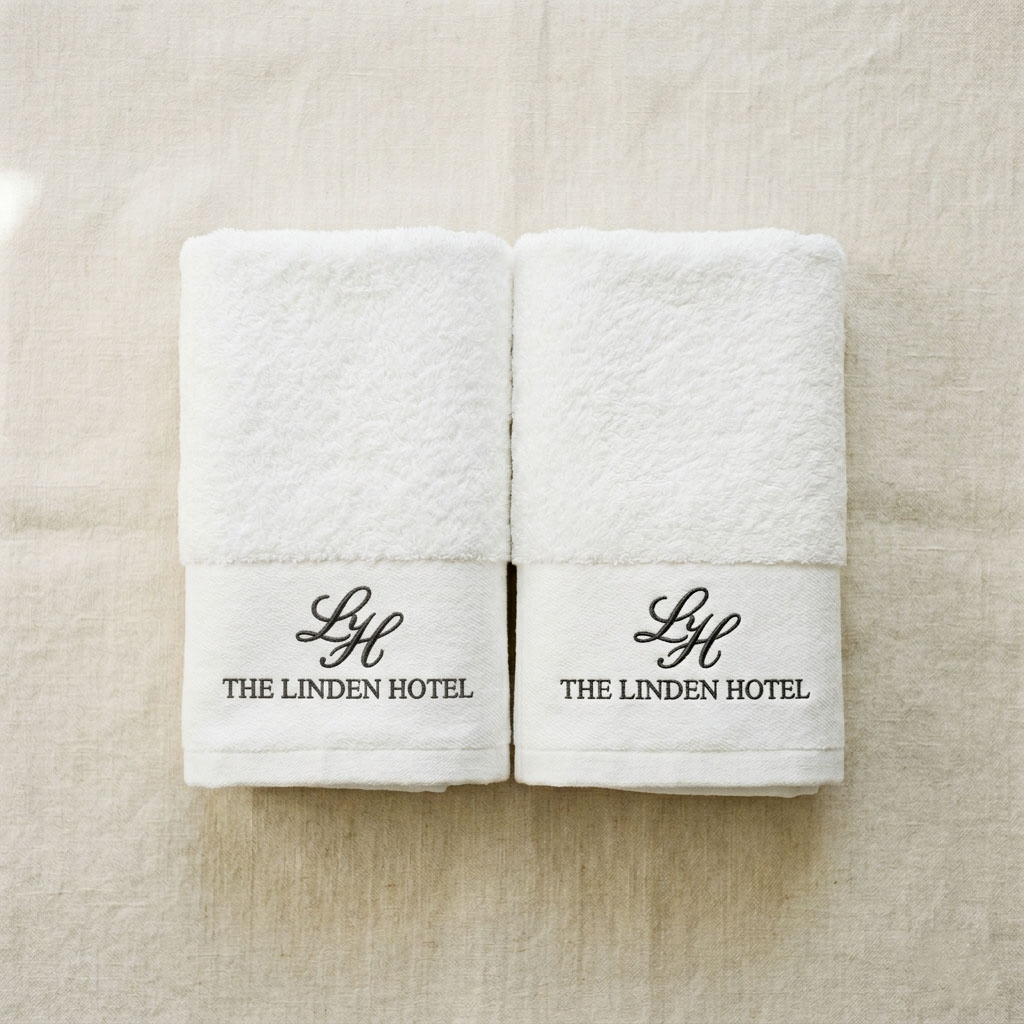 Brendirani peškiri sa logom hotela